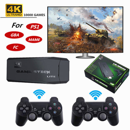 Console de jeu vidéo rétro avec 15000 jeux intégrés +2 manette sans fil 4K HDMI