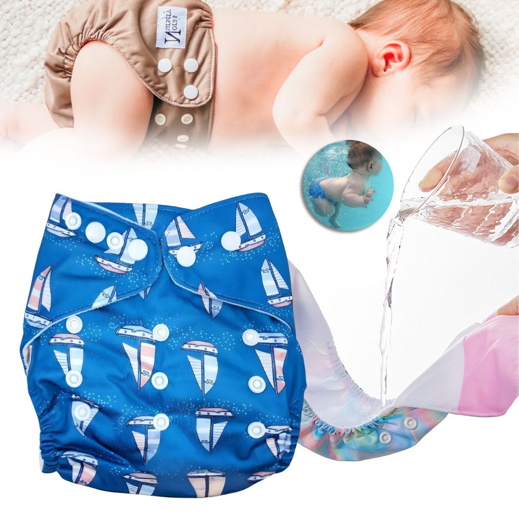Couche bébé lavable et réutilisable pour Plage et Piscine – حفاضة الرضيع للمسبح
