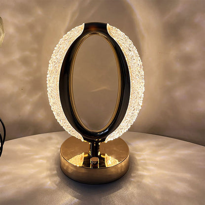 Lampe de table décorative LED forme ovale (1 pièce)