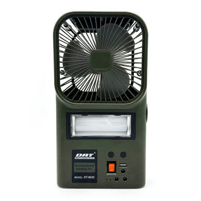 Kit Ventilateur et Lampe avec Panneau Solaire Multifonctionnel DT-9030 – طقم مروحة ومصباح متعدد الإستعمالات