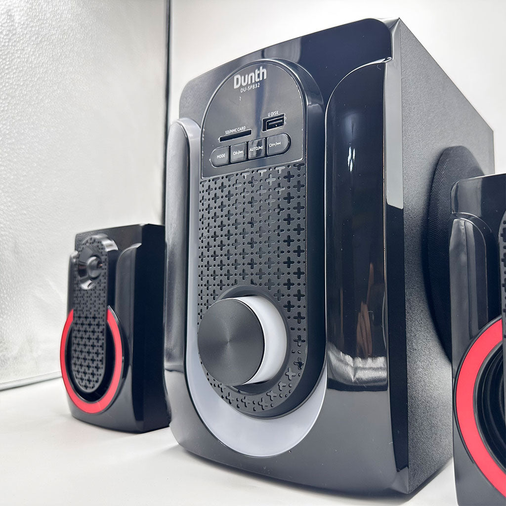 Haut-Parleur DUNTH 8000 W LED BT/AUX/USB/FM Radio DU-SP832 – مكبر صوت إحترافي أصلي