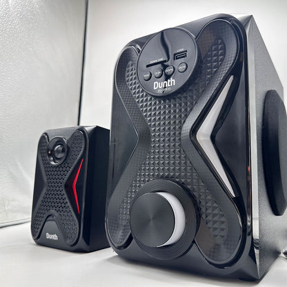 Haut-Parleur DUNTH 8000 W LED BT/AUX/USB/FM Radio DU-SP833 – مكبر صوت إحترافي أصلي