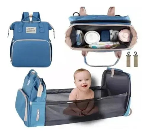 Sac à dos et landau pour bébé pliable 3in1