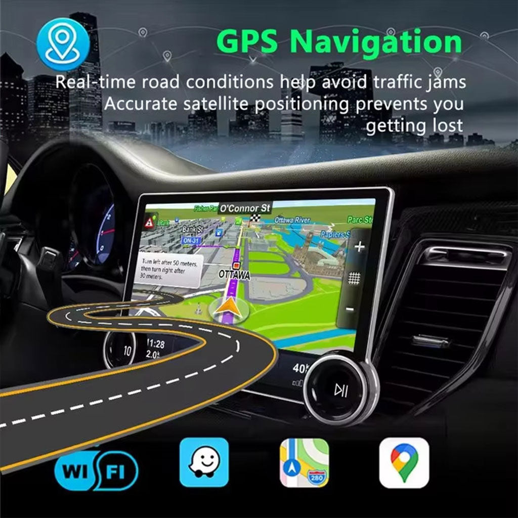 Diamond 2K Tablette de voiture Android 64GB compatible Apple CarPlay Android Auto – شاشة ذكية للسيارة - تنزوت