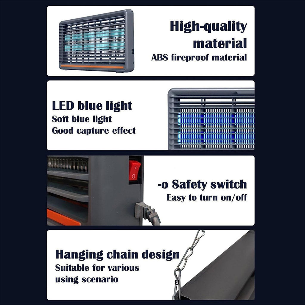 Lampe Anti-Moustiques Électrique 10W Double Tube UV – مصيدة الباعوض تنزوت