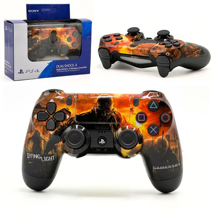 SONY DualShock Manette PS4 Sans Fil, Batterie Rechargeable (High Copy) – Edition Dying Light تنزوت
