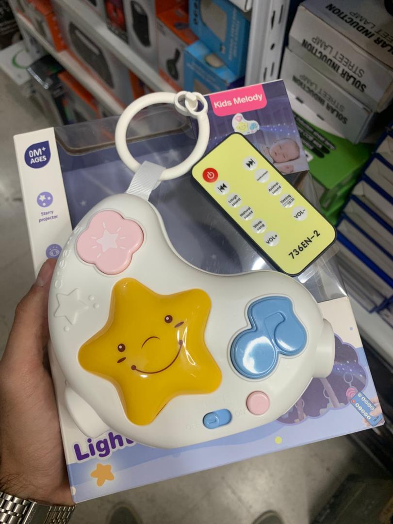 Projecteur veilleuse musicale avec télécommande pour bébé - جهاز عرض ضوئي ليلي موسيقي مع جهاز تحكم عن بعد للطفل