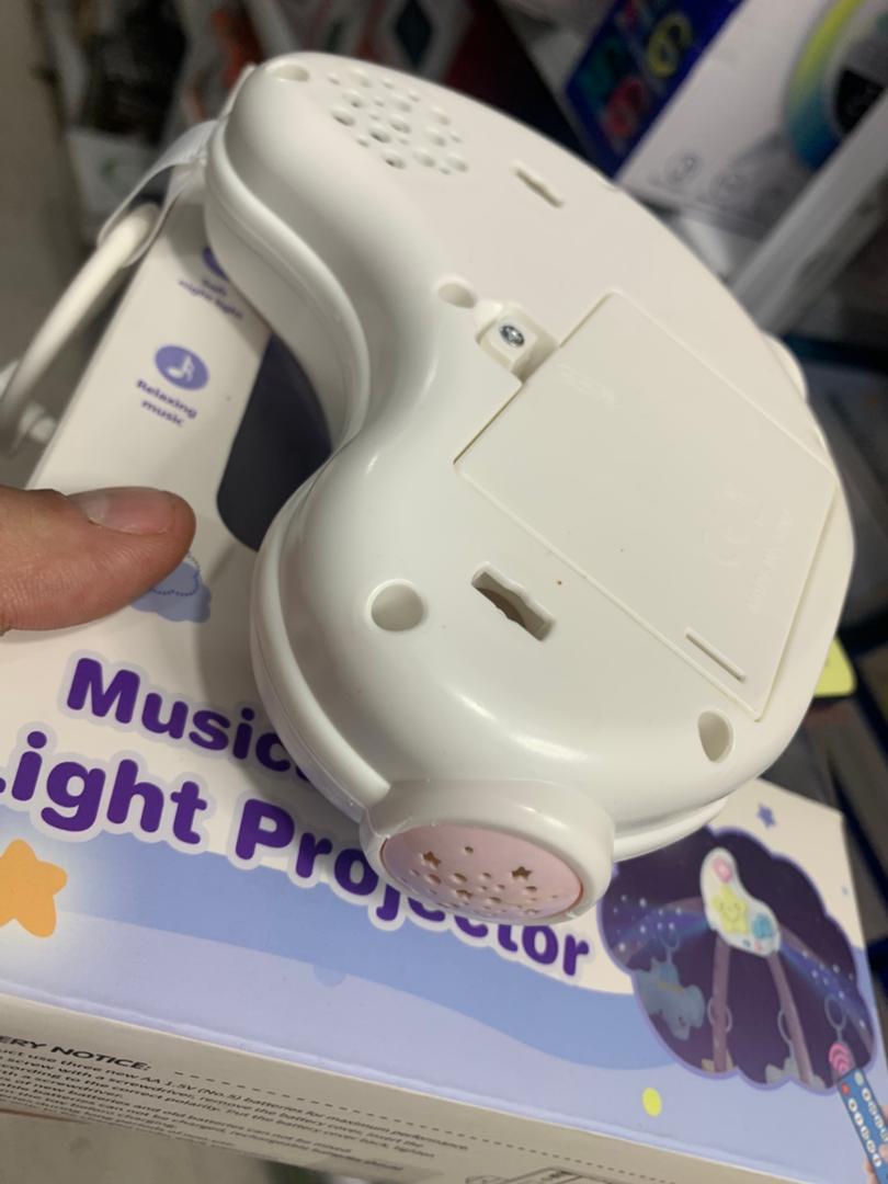 Projecteur veilleuse musicale avec télécommande pour bébé - جهاز عرض ضوئي ليلي موسيقي مع جهاز تحكم عن بعد للطفل