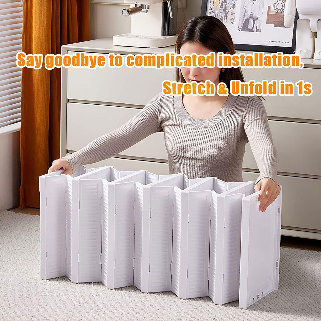 Étagère à chaussures pliable transparente à 6 niveaux facile à ranger – منظم أحذية قابل للطي وسهل التركيب