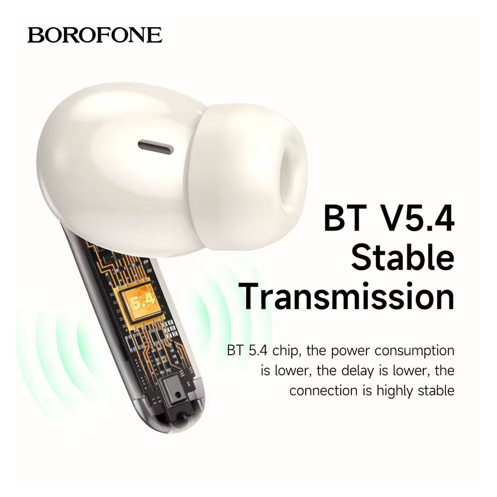 Écouteurs sans fil Bluetooth V5.4 FQ1 Plus ANC BOROFONE – سماعات أذن لاسلكية