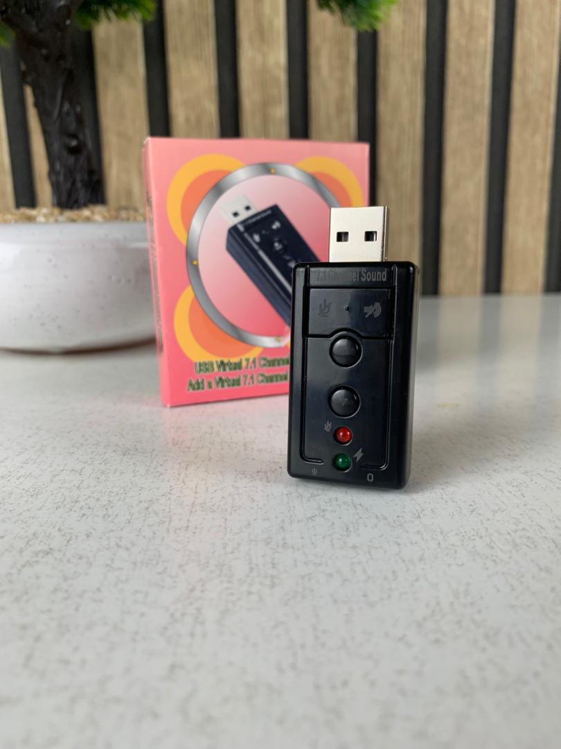 Adaptateur De Carte Son USB À 3D Audio Virtual 7,1 Channel