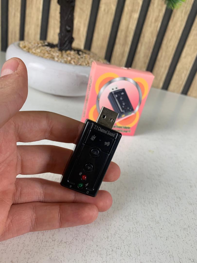 Adaptateur De Carte Son USB À 3D Audio Virtual 7,1 Channel