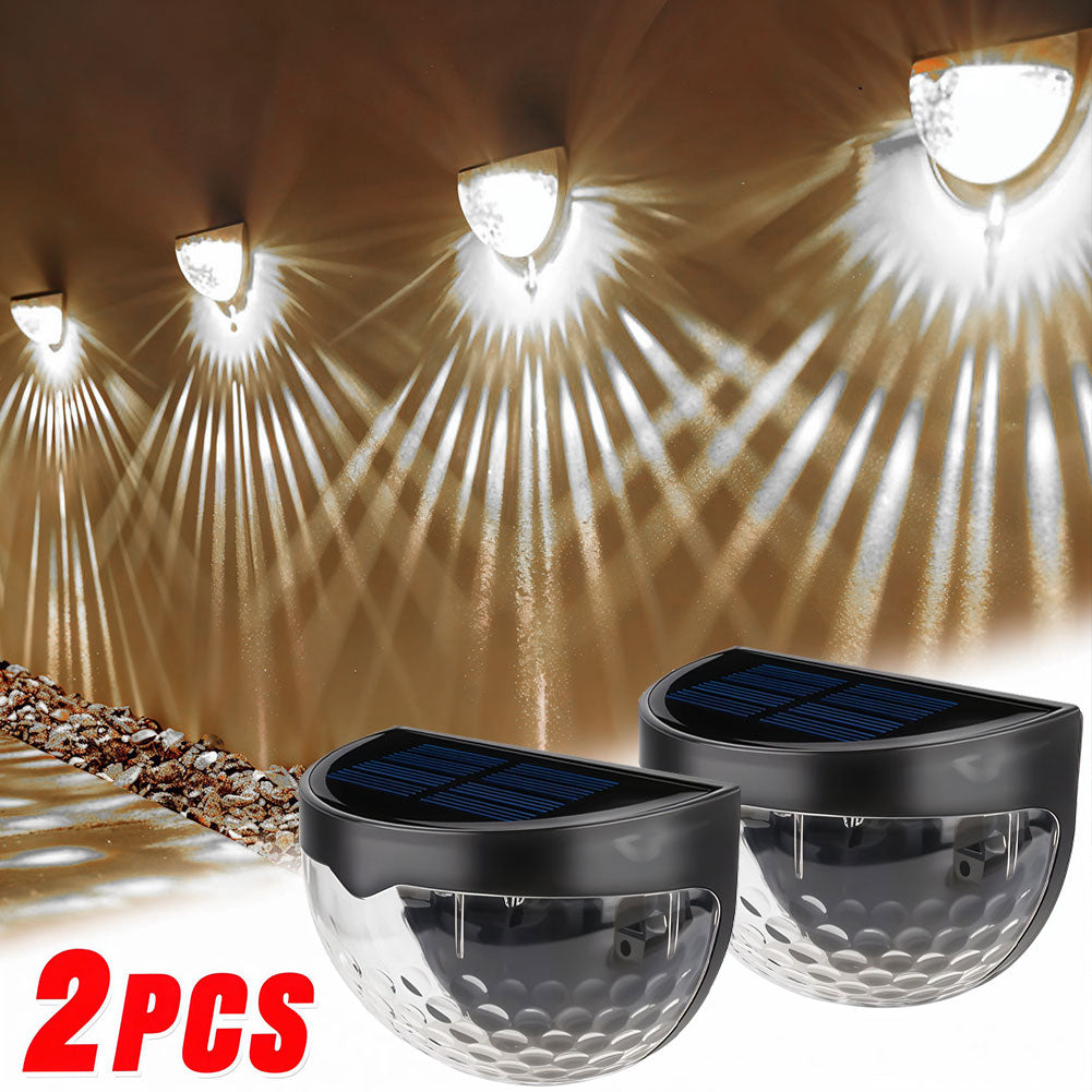 Pack 2 Lampes solaires pour clôture imperméable IP65 – مصابيح الإنارة الخارجية تنزوت