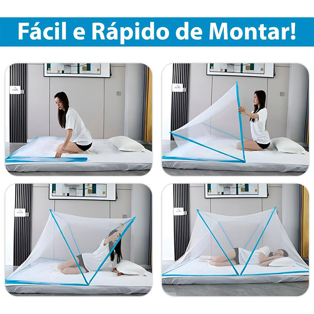 Moustiquaire Pliable Facile à Installer Pour Lit 1 Place – ناموسية لسرير شخص واحد