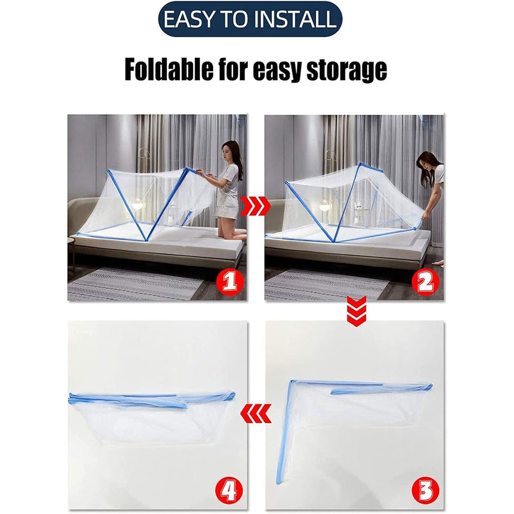 Moustiquaire Pliable Facile à Installer Pour Lit 2 Place – ناموسية لسرير شخصين