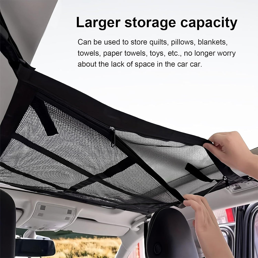 Filet de Rangement pour Toit Voiture Intérieur – منظم أغراض في سقف السيارة