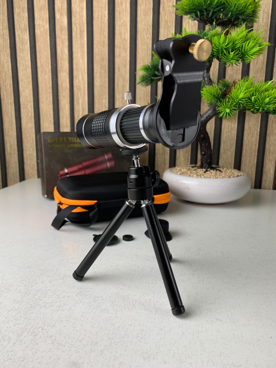 Téléobjectif pour smartphone à zoom optique 20x avec trépied