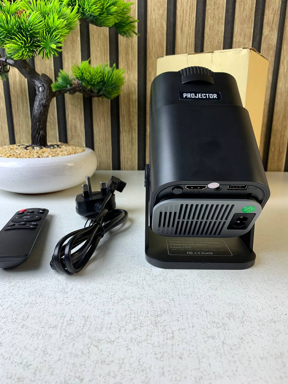 Projecteur portable Full HD HY320 Android 11 WiFi6 et Bluetooth 5.0 - جهاز عرض ذكي - تنزوت