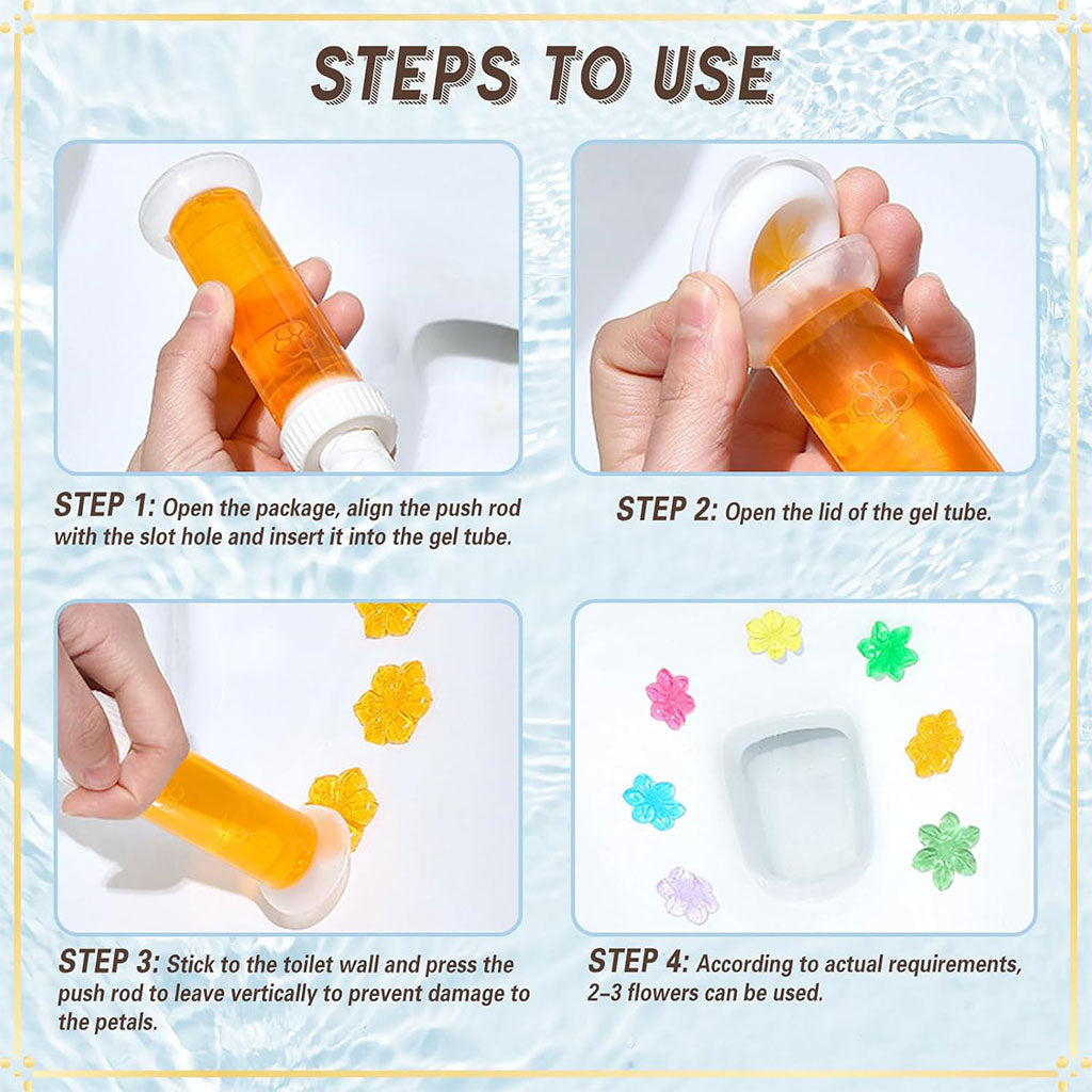 Gel tampons désodorisants pour toilette 3Pcs