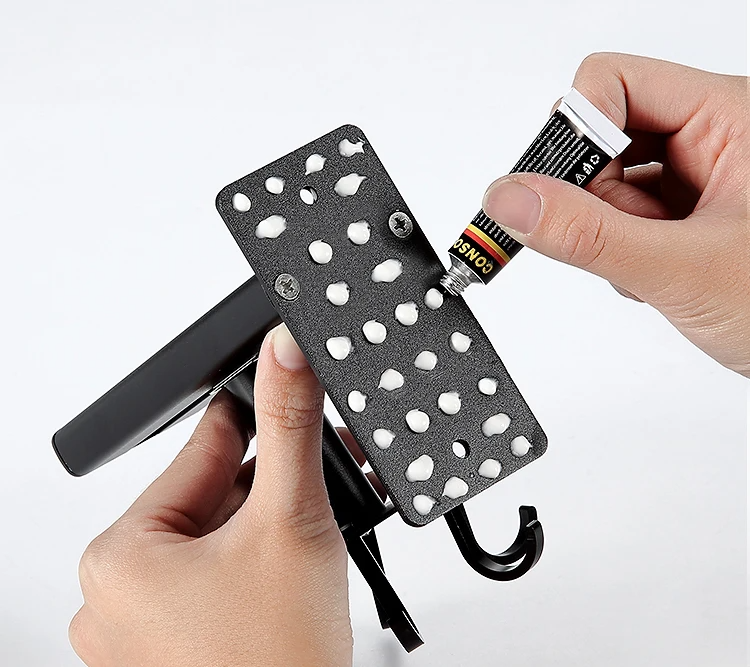 Pack 2 Support de rangement rotatif 360 a 8 crochets en acier inoxydable