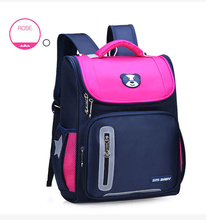 Sac à Dos orthopédique d’école primaire pour Enfant Garçon et Fille Étanche – Rose تنزوت