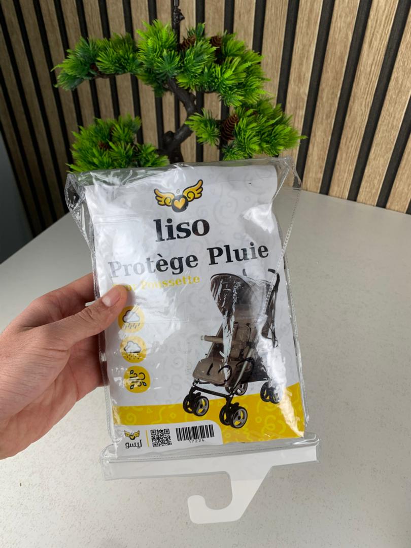 Housse Poussette Transparente et Imperméable Taille Standard – غطاء عربة الأطفال