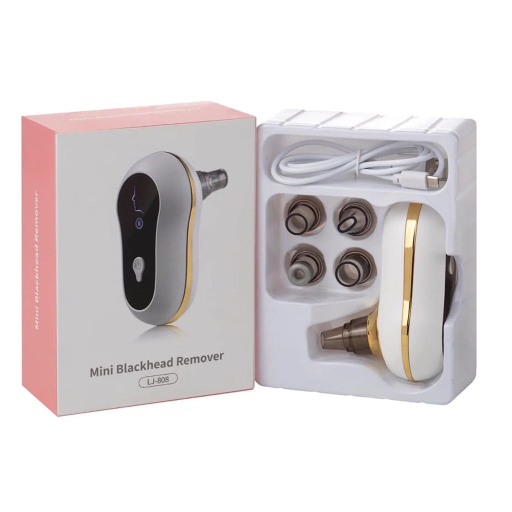 Appareil de Points Noirs avec 5 têtes d’aspiration – جهاز شفط الرؤوس السوداء لتنظيف البشرة