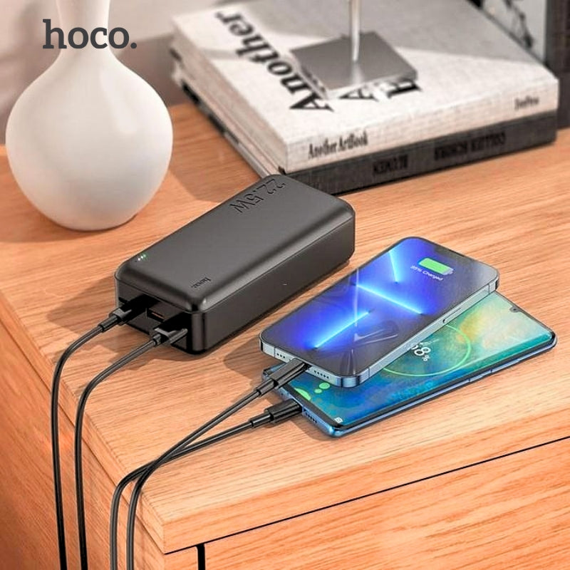 Hoco Power Bank Fast Charge 30000mAh Avec 2 USB QC 3.0 – J101B