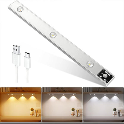 Lampe LED Rechargeable avec Détecteur De Mouvement Intérieur 3 Modes – مصباح مناطق ضيقة بعدة أوضاع تنزوت