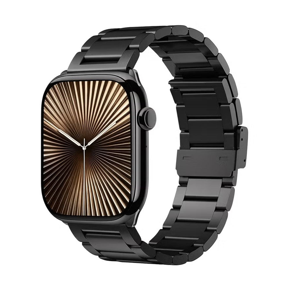 Smart Watch Étanche HainoTeko-10 avec 3 bracelets de luxe en acier inoxydable et silicone – ساعة ذكية أصلية