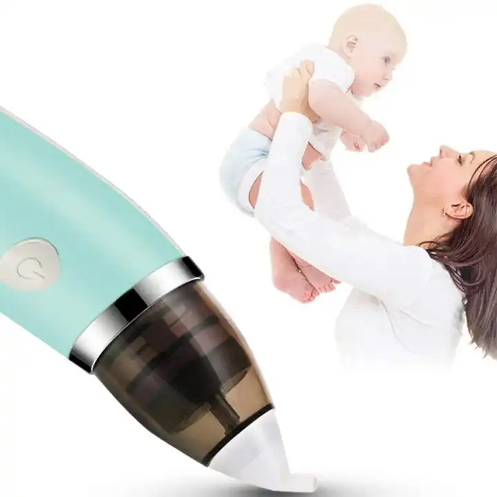 Mouche Nez, Aspirateur nasal électrique pour bébé 2 Tailles D'embouts - شفاطة الأنف الكهربائية للطفل