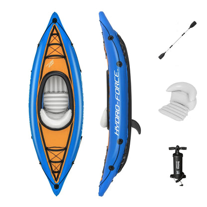 Hydro-Force Cove Champion Kayak Gonflable 275 x 81cm Bestway#65115 تنزوت