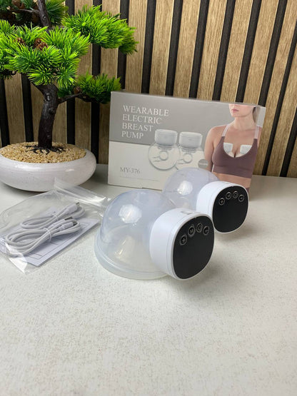 Double Tire Lait Electrique Mains Libres MY-376 3 Modes 9 Niveaux - جهاز إستخراج الحليب 2 قطع
