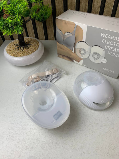 Double Tire Lait Electrique Mains Libres MY-375 4 Modes 12 Niveaux - جهاز إستخراج الحليب 2 قطع
