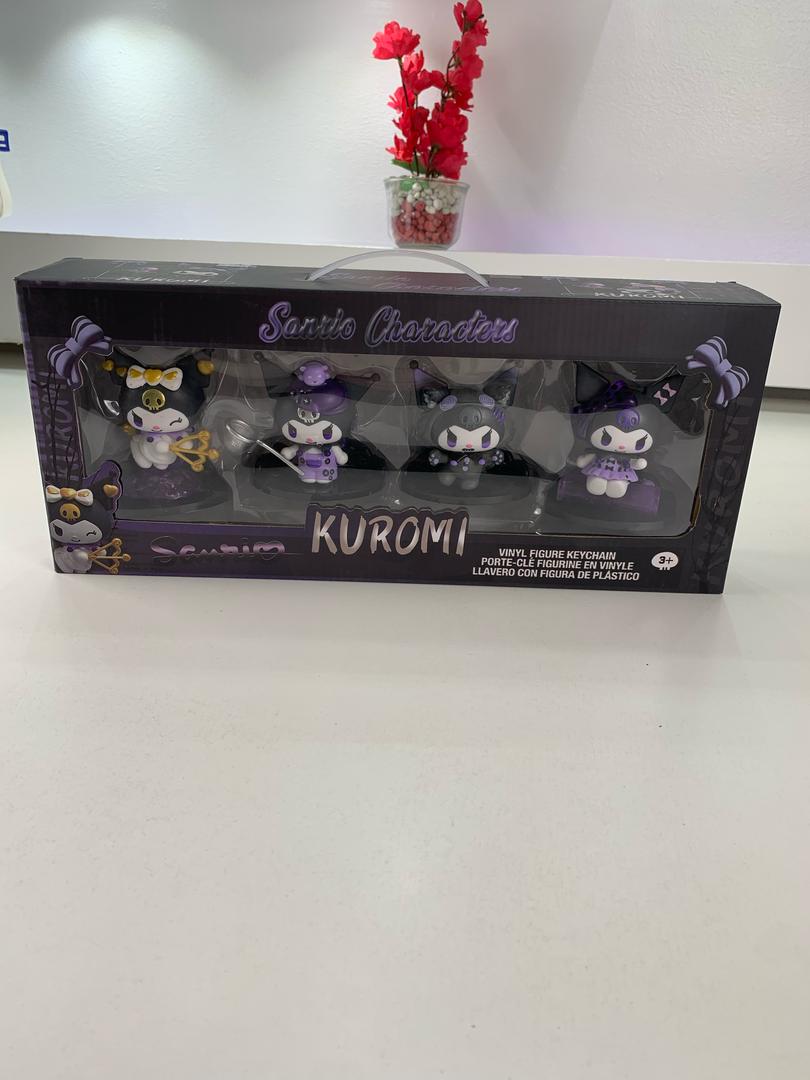 Ensemble Figurines 4pcs Collectible Kuromi – طقم مجسمات كورومي