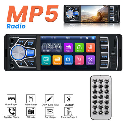 Autoradio MP5 4.1 Pouces FM Radio Ecran HD JSD-5889 – مشغل راديو السيارات - تنزوت