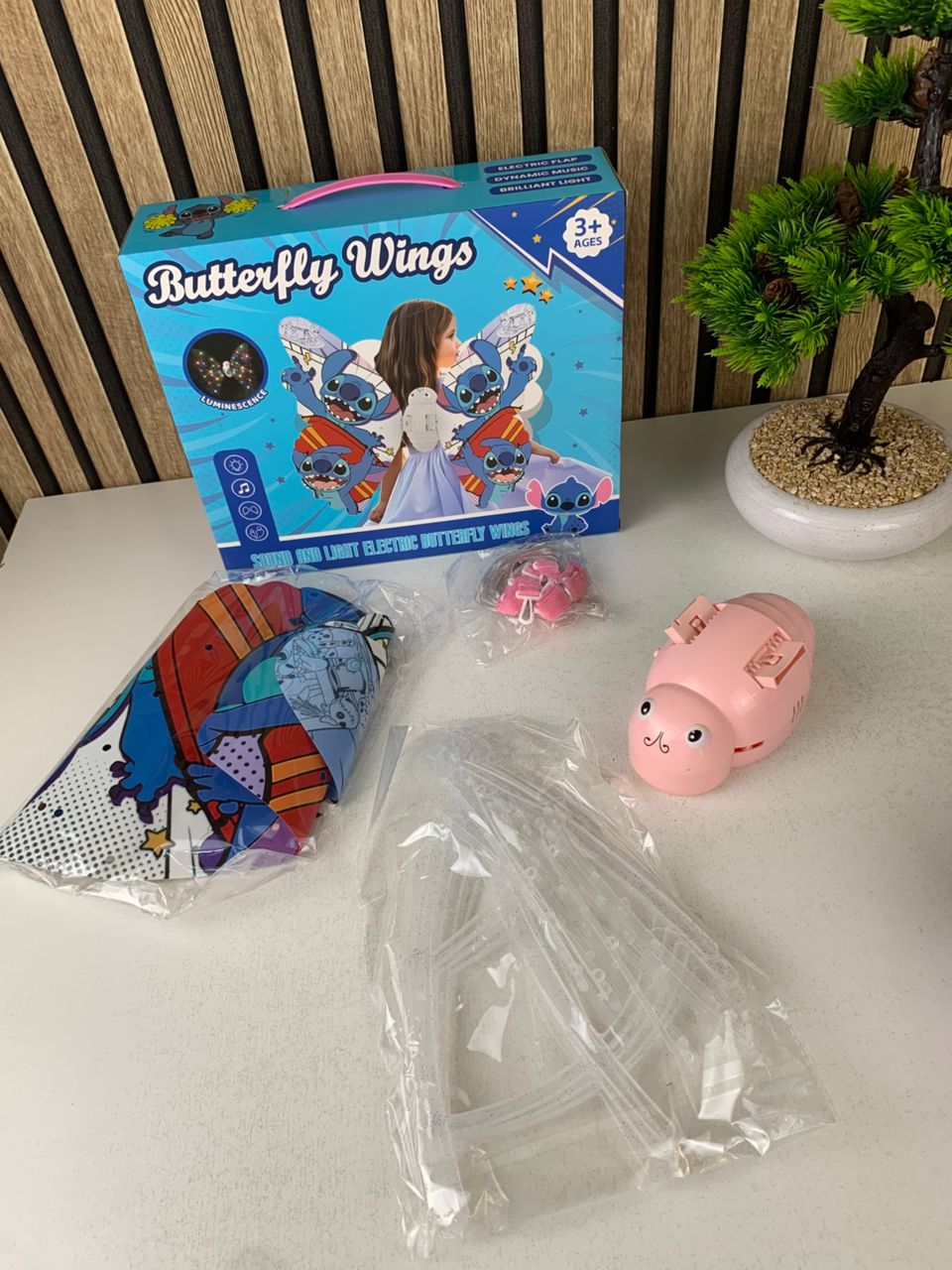 Ailes Magiques Lumineuses pour Enfants Design Stitch Kuromi