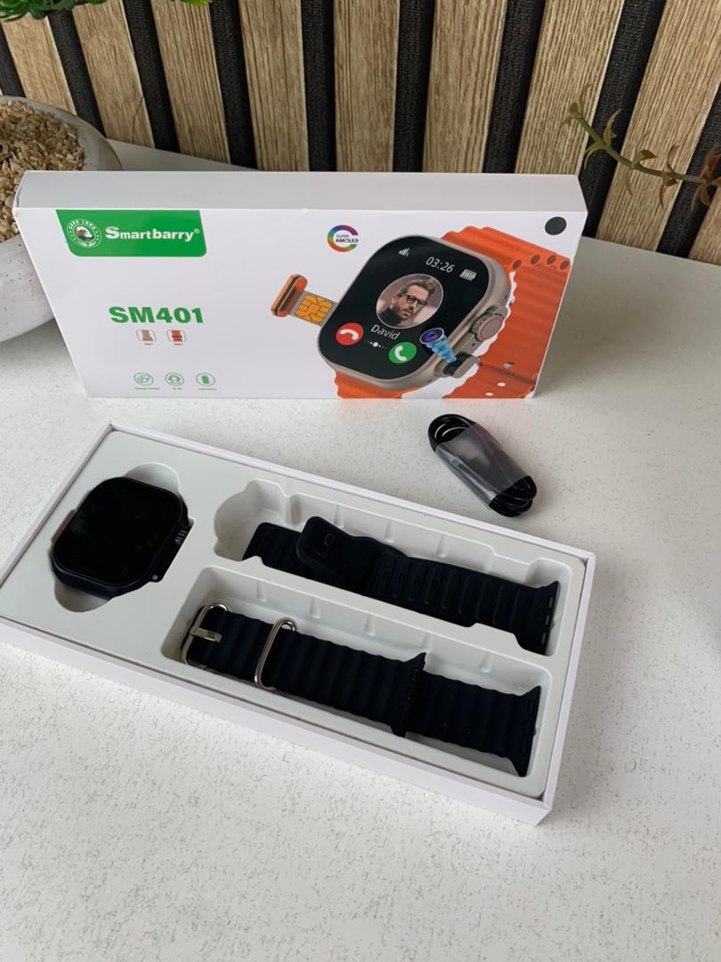 Smart Watch SM401 4G Écran HD 2.2″avec Emplacement SIM et Caméra Intégrée – ساعة ذكية مع موضع بطاقة
