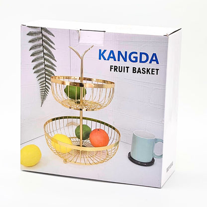 Panier à Fruits en Métal à 2 Niveaux KG – سلة فواكه معدنية بطبقتين