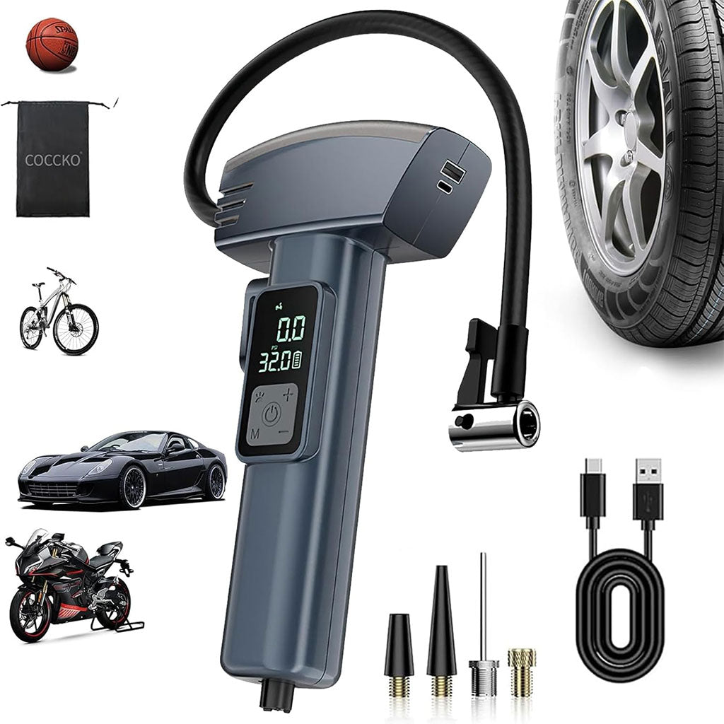 Compresseur d’air Portatif sans fil 150PSI avec 5 modes Kapusi K-6226 – جهاز ضغط الهواء محمول