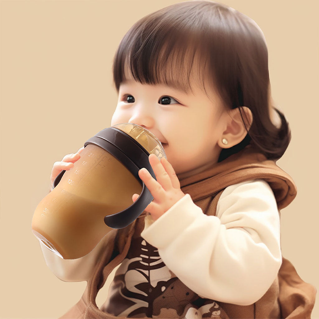 Ensemble pour bébé nouveau-né 6Pcs biberons en silicone sans BPA – طقم أدوات رضيع من السيليكون