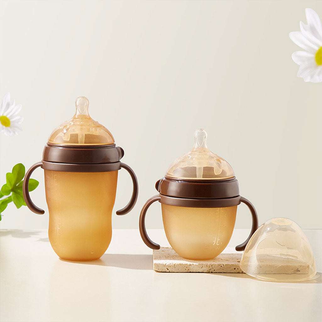 Ensemble pour bébé nouveau-né 6Pcs biberons en silicone sans BPA – طقم أدوات رضيع من السيليكون