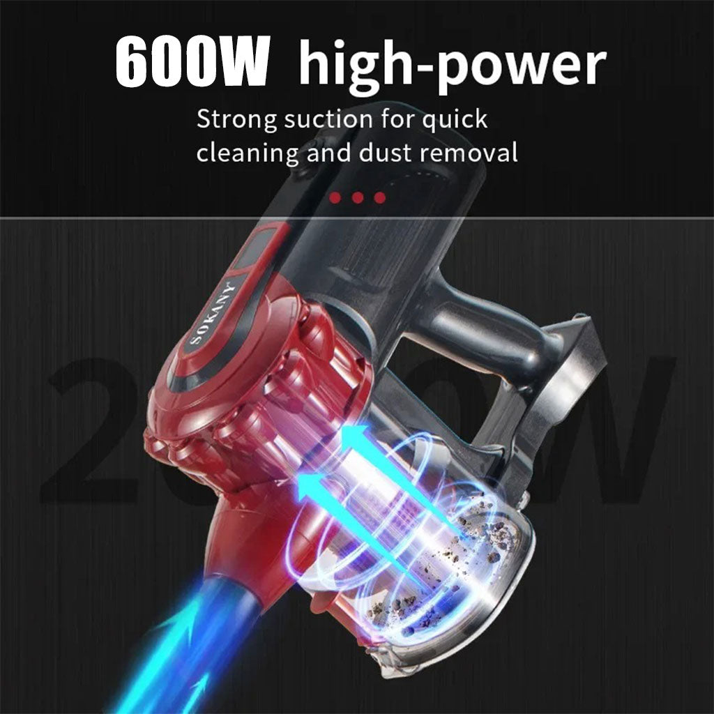 KitchenLab Aspirateur à main 4EN1 600W avec filtre HEPA – مكنسة أرضية كهربائية