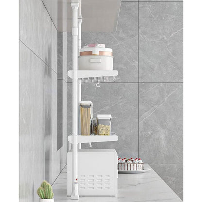 Étagère réglable à 2 niveaux avec double barre de Ajustable – حامل أغراض في المطبخ