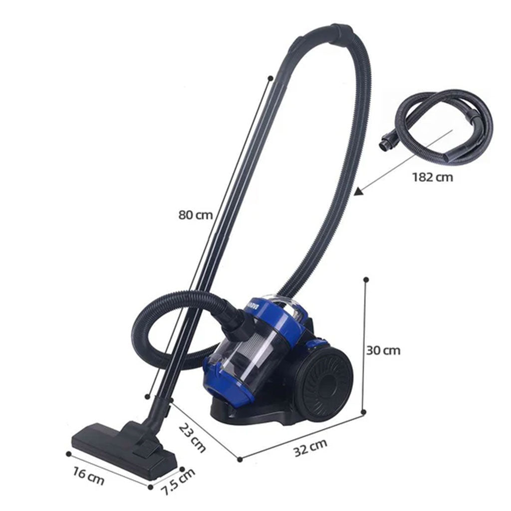 KitchenLab Aspirateur Sans Sac 4en1 Multi-Cyclonique 1400W – مكنسة كهربائية