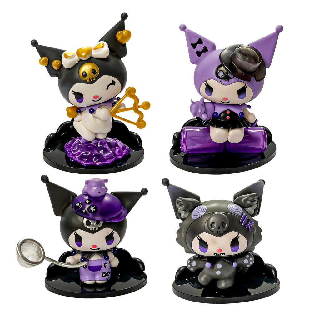 Ensemble Figurines 4pcs Collectible Kuromi – طقم مجسمات كورومي