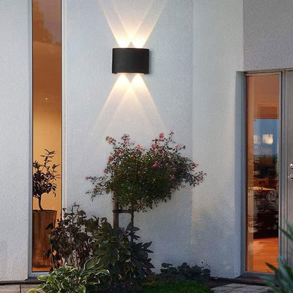 Applique Murale LED 4W D’Éclairage Extérieur 2 Lampes en PP