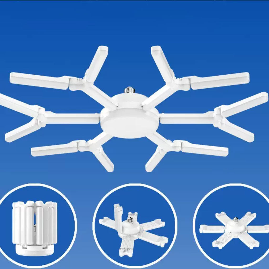 Lampe LED à visser déformable ultra lumineuse 6500K