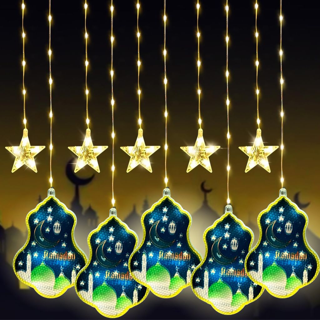 Guirlande Lumineuse Ramadan Kareem 3m 10pcs – سلسلة مصابيح رمضان