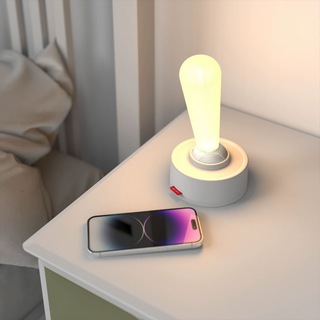 Veilleuse LED à Levier avec Interrupteur à bascule Rechargeable – مصباح غرف نوم قابل للشحن